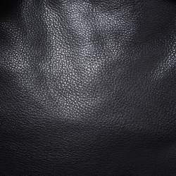 Pre Owned MICHAEL Michael Kors Black Leather Large Jet Set Chain Tote