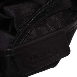 مملوكة مسبقًا حقيبة مايكل مايكل كورس سوزانا جلد أسود