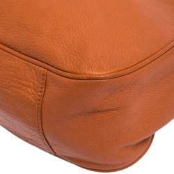 Pre Owned حقيبة مايكل مايكل كورس فولتون جلد برتقالي