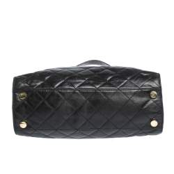 Pre Owned MICHAEL Michael Kors Black Leather Susannah Tote