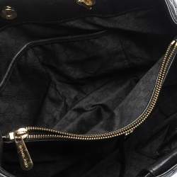 Pre Owned MICHAEL Michael Kors Black Leather Susannah Tote
