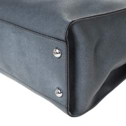 Pre Owned MICHAEL Michael Kors Grey Leather Large Hamilton North South Tote