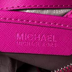 Pre Owned حقيبة مايكل مايكل كورس "سيندي دوم" جلد فوشيا