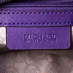 مملوكة مسبقًا حقيبة مايكل مايكل كورس "سيلما" متوسطة جلد بنفسجي
