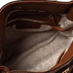 Pre Owned MICHAEL Michael Kors Tan Leather Hamilton Tote