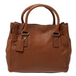 Pre Owned MICHAEL Michael Kors Tan Leather Hamilton Tote