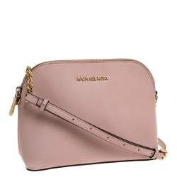 Pre Owned حقيبة كروس مايكل مايكل كورس "سيندي دوم" جلد وردي فاتح