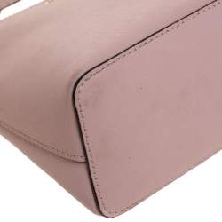 Pre Owned حقيبة كروس مايكل مايكل كورس "سيندي دوم" جلد وردي فاتح