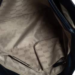 مملوكة مسبقًا حقيبة يد مايكل مايكل كورس جلد أزرق بيدين