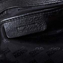 Pre Owned حقيبة مايكل مايكل كورس "بيدفورد" ساتشيل مرصعة جلد أسود