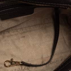 مملوكة مسبقًا Michael Kors Dark Brown Studded Leather Selma Crossbody Bag