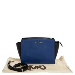 Pre Owned حقيبة كروس مايكل مايكل كورس "سيلما" صغيرة جلد أزرق