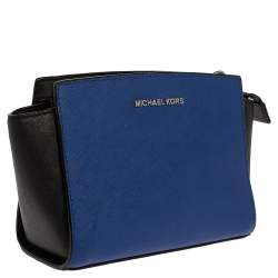 Pre Owned حقيبة كروس مايكل مايكل كورس "سيلما" صغيرة جلد أزرق
