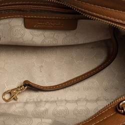 Pre Owned MICHAEL Michael Kors Brown Leather Medium Selma Crossbody Bag 