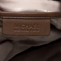 مملوكة مسبقًا MICHAEL Michael Kors Brown Leather Quincy Shoulder Bag