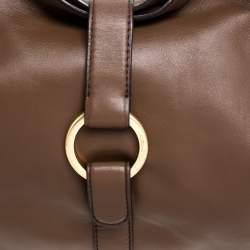 مملوكة مسبقًا MICHAEL Michael Kors Brown Leather Quincy Shoulder Bag