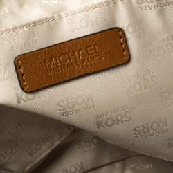 Pre Owned Michael Kors Tri Color Canvas and Leather Striped Tote