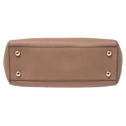 Pre Owned Michael Michael Kors Old Rose Leather Sofia Tote