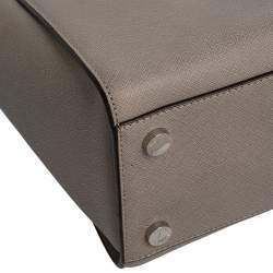 Pre Owned حقيبة مايكل مايكل كورس سيلما جلد رصاصي كبيرة