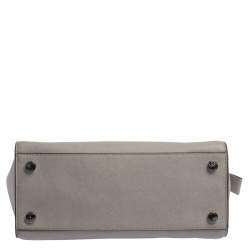 Pre Owned حقيبة مايكل مايكل كورس سيلما جلد رصاصي كبيرة