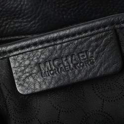 Pre Owned MICHAEL Micheal Kors Black Leather Jet Set Chain Tote