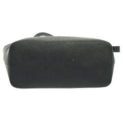 Pre Owned Michael Michael Kors Navy Blue Leather Jet Set Travel Tote