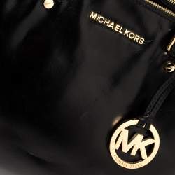 مملوكة مسبقًا حقيبة مايكل مايكل كورس سوتون جلد أسود