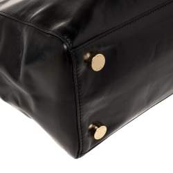 مملوكة مسبقًا حقيبة مايكل مايكل كورس سوتون جلد أسود