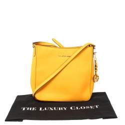 Michael Michael Kors Yellow Leather Jet Set Travel Messenger Bag