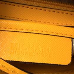 Michael Michael Kors Yellow Leather Jet Set Travel Messenger Bag