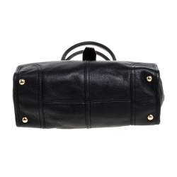 Pre Owned MICHAEL Michael Kors Black Leather Hudson Hobo 