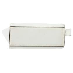 Pre Owned حقيبة كروس مايكل مايكل كورس سيلما جلد بيضاء  صغيرة