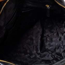 Pre Owned حقيبة مايكل مايكل كورس جلد أسود بسحاب