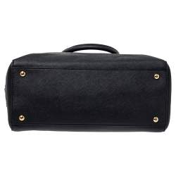 Pre Owned حقيبة مايكل مايكل كورس جلد أسود بسحاب