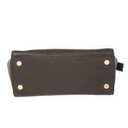 Pre Owned حقيبة ساتشل مايكل مايكل كورس سيلما كبيرة جلد بنية داكنة 