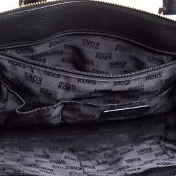 MICHAEL Michael Kors Black Leather Hudson Satchel