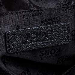 MICHAEL Michael Kors Black Leather Hudson Satchel