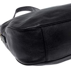 Pre Owned MICHAEL Michael Kors Black Leather Fulton Hobo