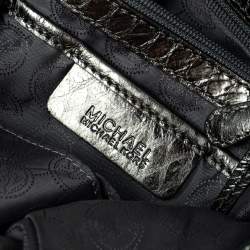 MICHAEL Michael Kors Metallic Python Effect Leather Tassel Chain Detail Satchel