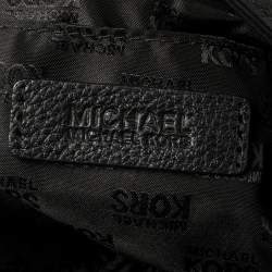 مملوكة مسبقًا MICHAEL Michael Kors Black Leather Camden Drawstring Hobo