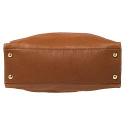 مملوكة مسبقًا MICHAEL Michael Kors Brown Leather Hamilton Tote