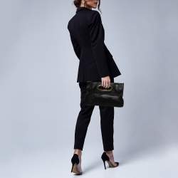 مملوكة مسبقًا MICHAEL Michael Kors Black Leather Berkley Clutch