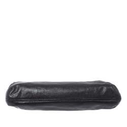 مملوكة مسبقًا MICHAEL Michael Kors Black Leather Berkley Clutch