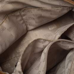 Pre Owned Michael Michael Kors Brown Leather Small Satchel