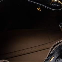 Pre Owned حقيبة يد مايكل مايكل كورس ميرسر أول أين وان كبيرة جلد سوداء 