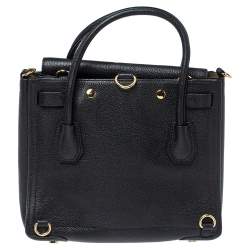 Pre Owned حقيبة يد مايكل مايكل كورس ميرسر أو ل أين وان كبيرة جلد سوداء 