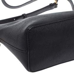 Pre Owned حقيبة كروس مايكل مايكل كورس سيندي دوم متوسطة جلد أسود