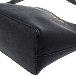 Pre Owned حقيبة كروس مايكل مايكل كورس سيندي دوم متوسطة جلد أسود