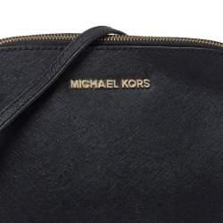 Pre Owned حقيبة كروس مايكل مايكل كورس سيندي دوم متوسطة جلد أسود