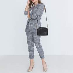 Pre Owned حقيبة كروس مايكل مايكل كورس سيندي دوم متوسطة جلد أسود